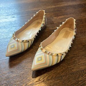 Valentino rock stud flats - 39